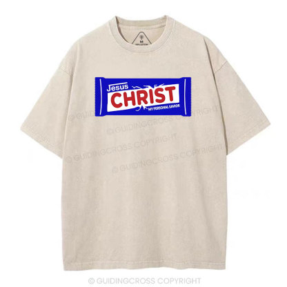 Jesus Christ Christian Washed T-Shirt