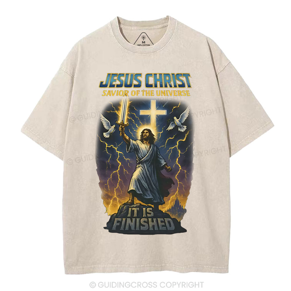Jesus Christ Christian Washed T-Shirt