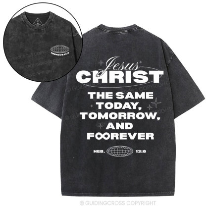 Jesus Christ Christian Washed T-Shirt