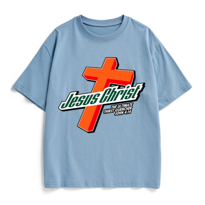 Jesus Christ Cross Christian Heavy Cotton T-Shirt