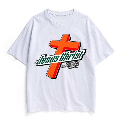 Jesus Christ Cross Christian Heavy Cotton T-Shirt