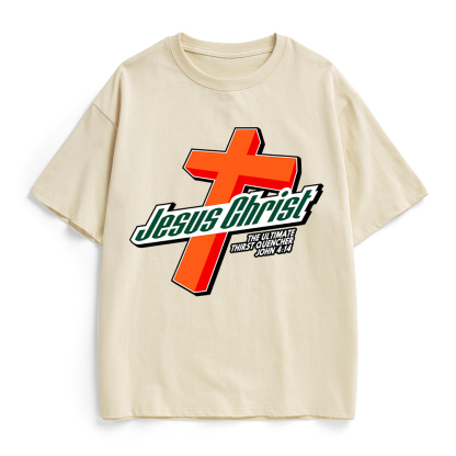 Jesus Christ Cross Christian Heavy Cotton T-Shirt