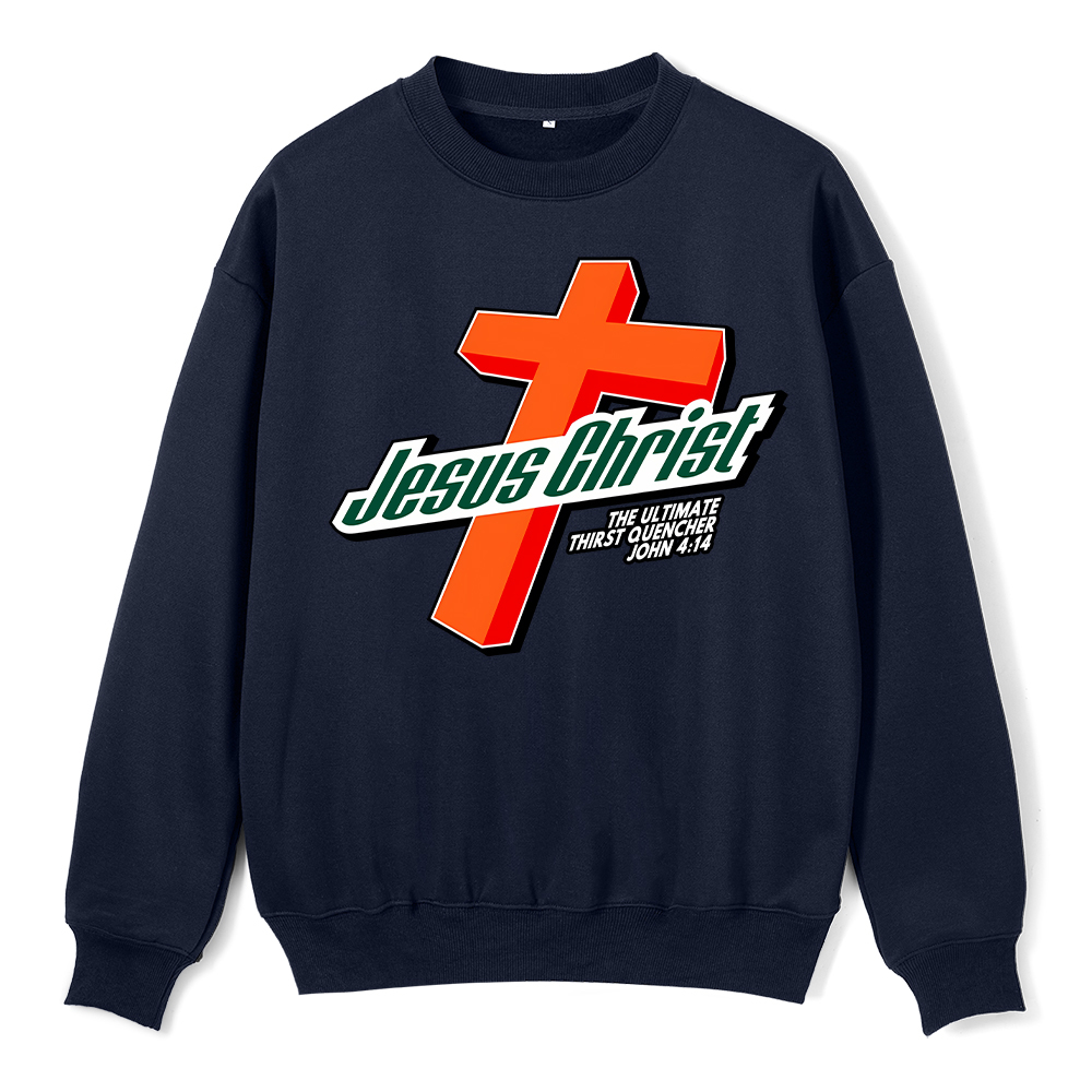 Jesus Christ Cross ChristianFleece Sweatshirt Sale - GuidingCross