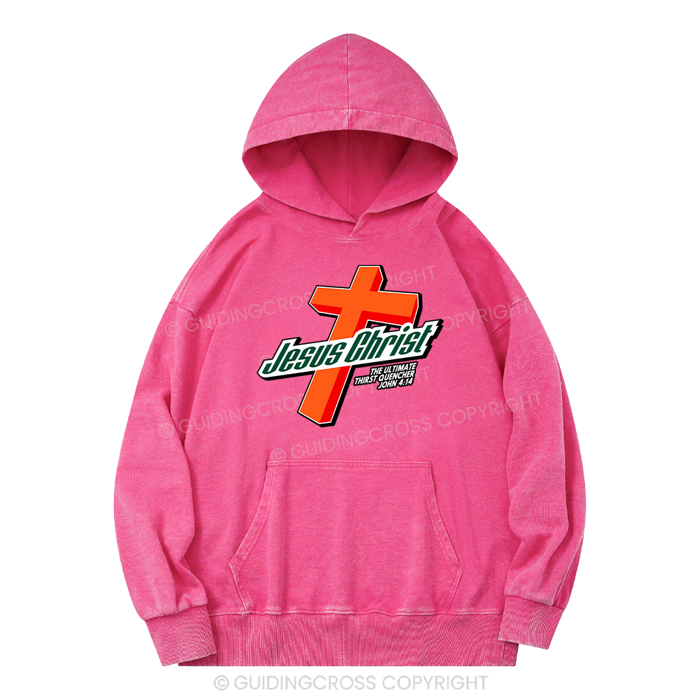 Jesus Christ Cross ChristianWashed Hoodie