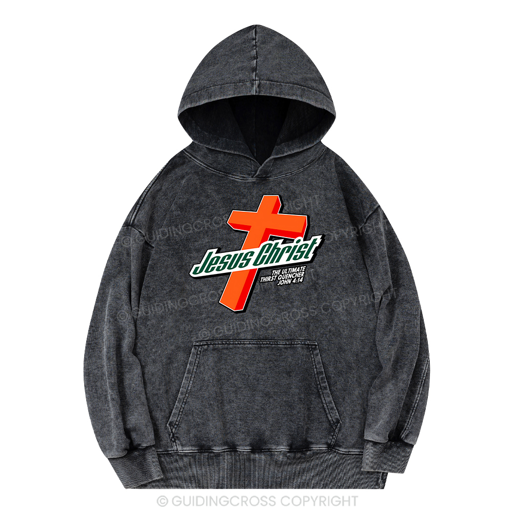 Jesus Christ Cross ChristianWashed Hoodie