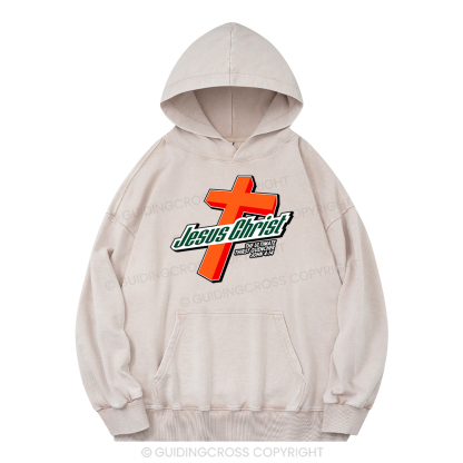 Jesus Christ Cross ChristianWashed Hoodie