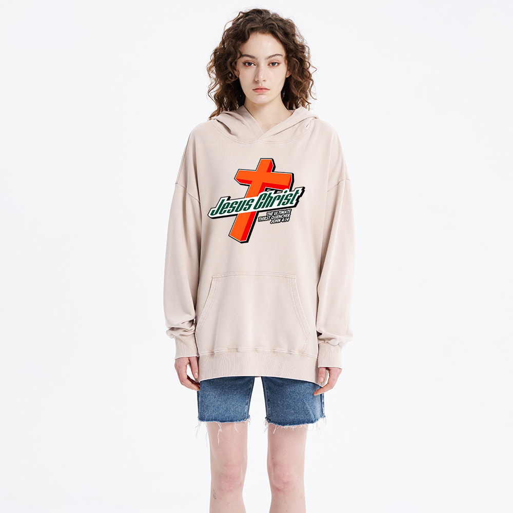 Jesus Christ Cross ChristianWashed Hoodie