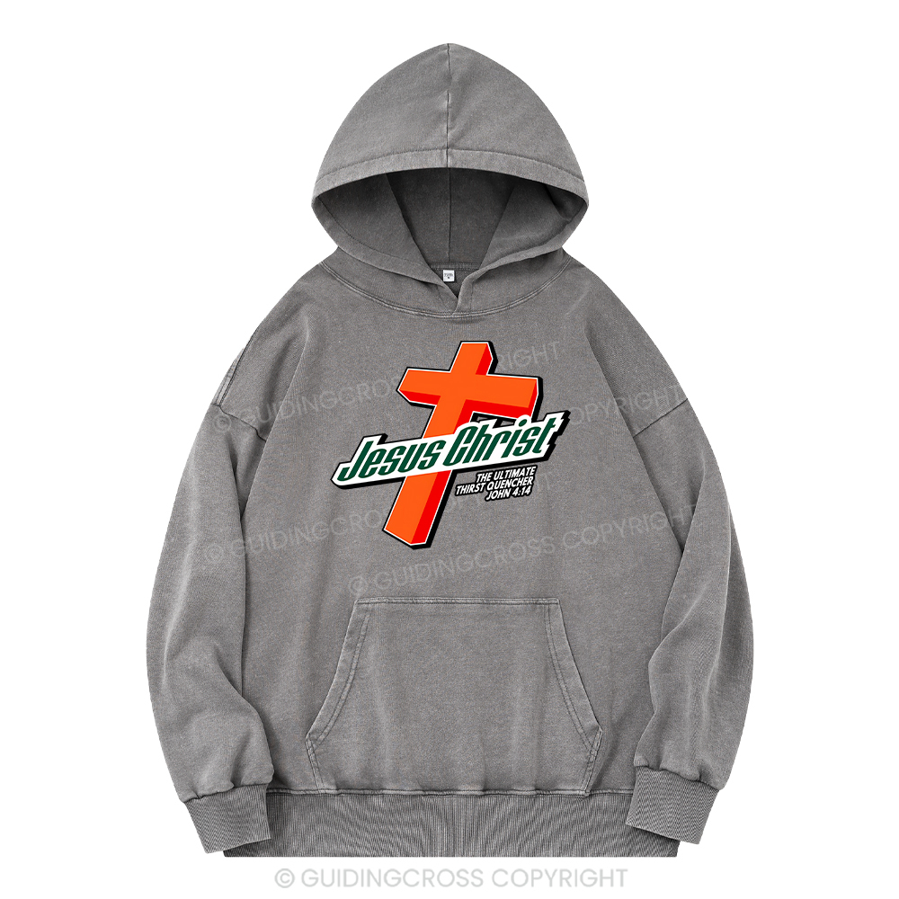 Jesus Christ Cross ChristianWashed Hoodie