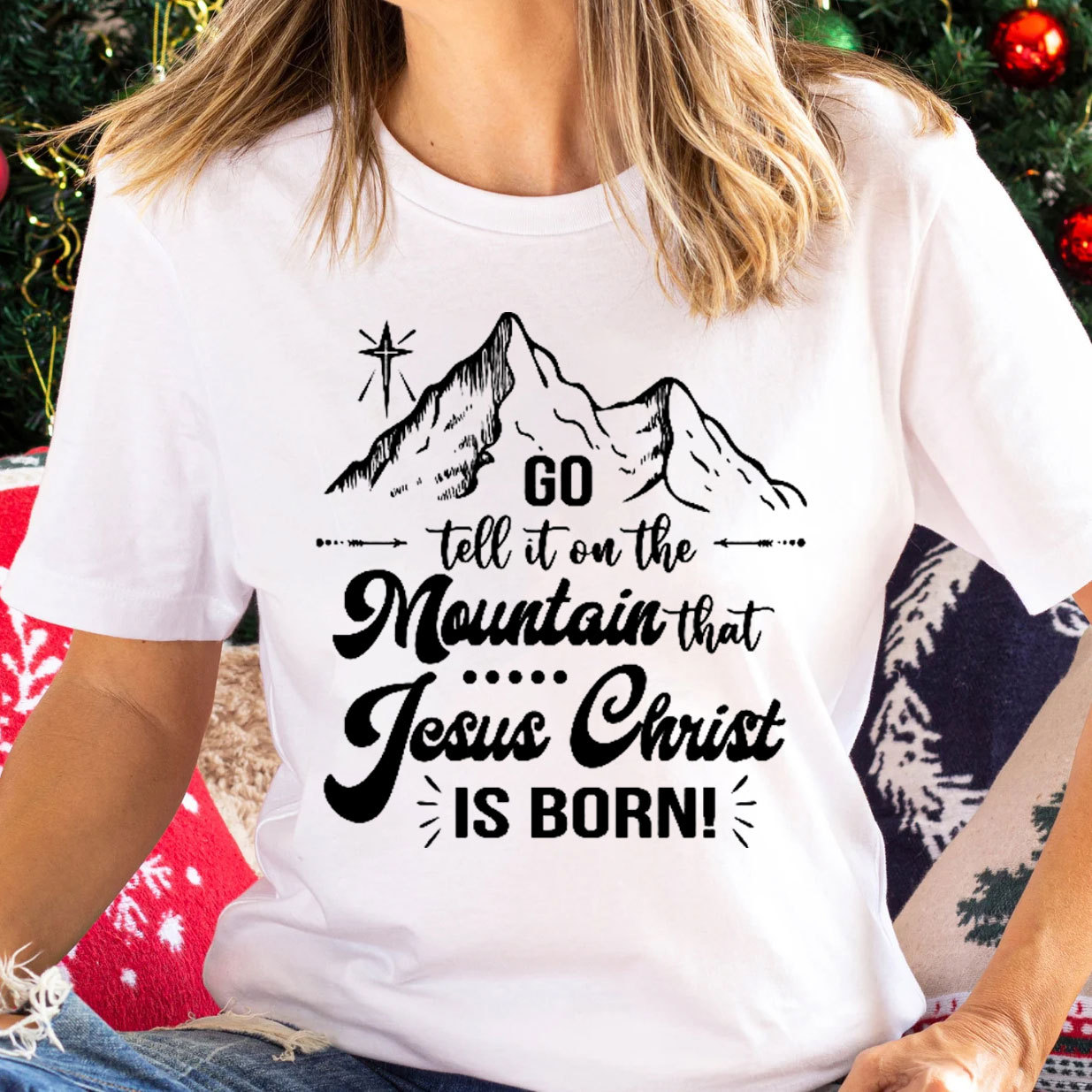 Jesus Christ Is Born Christian T-Shirt