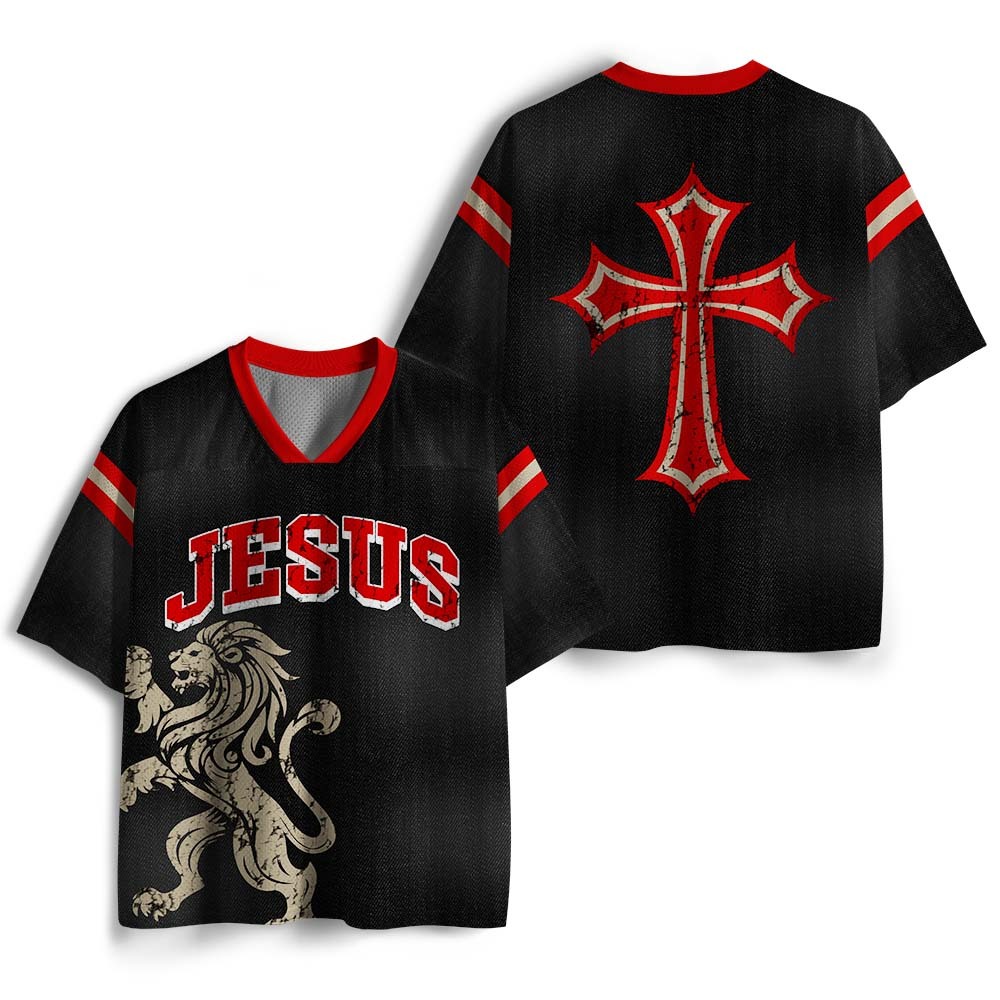 Jesus Christ Lion Christian Mesh Jersey