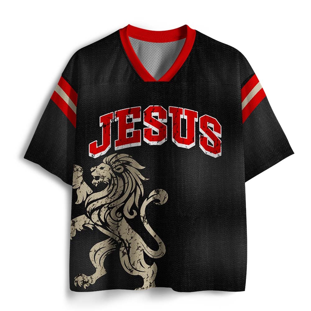 Jesus Christ Lion Christian Mesh Jersey
