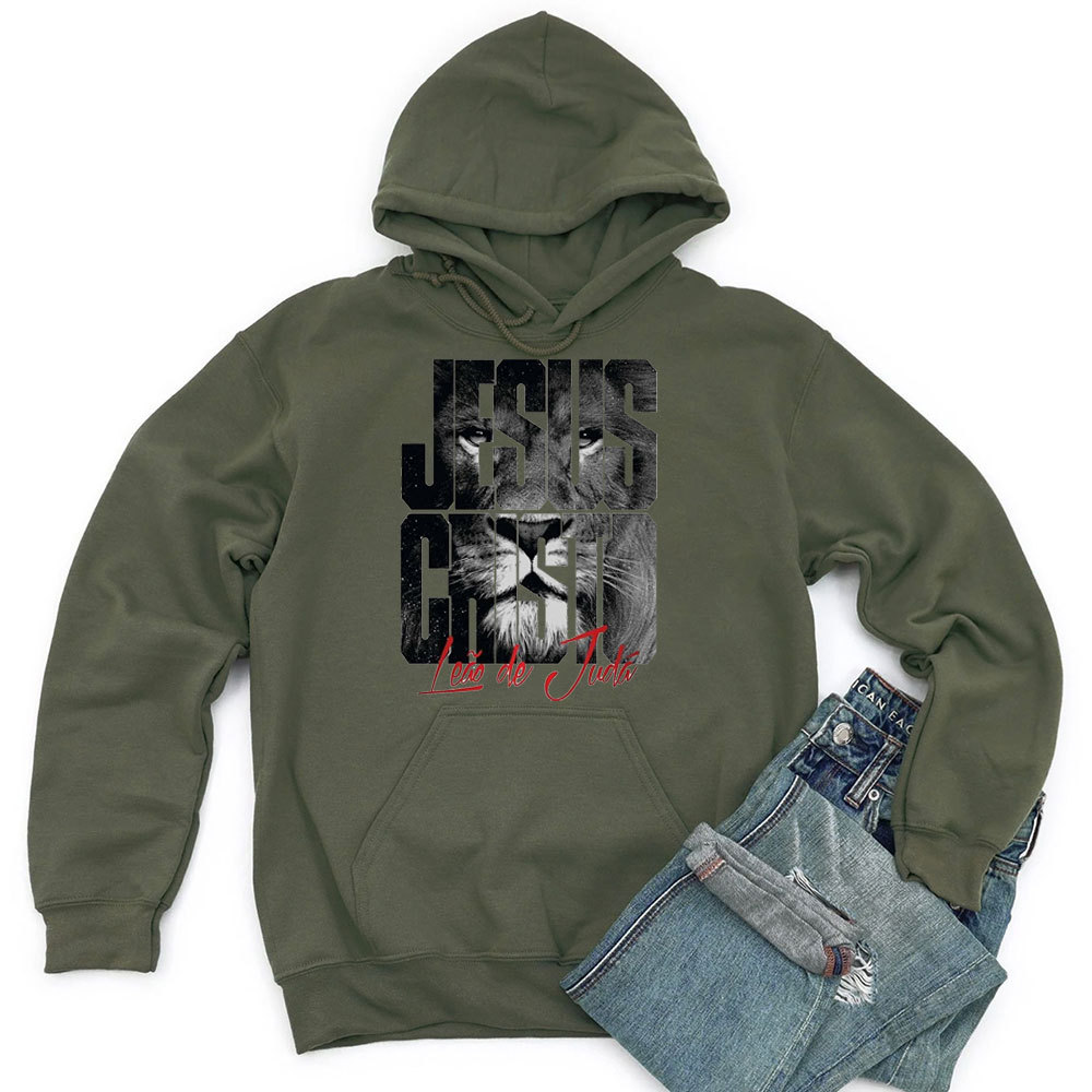Jesus Christ Lion Of Judah Christian Hoodie