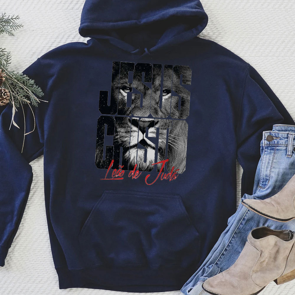 Jesus Christ Lion Of Judah Christian Hoodie
