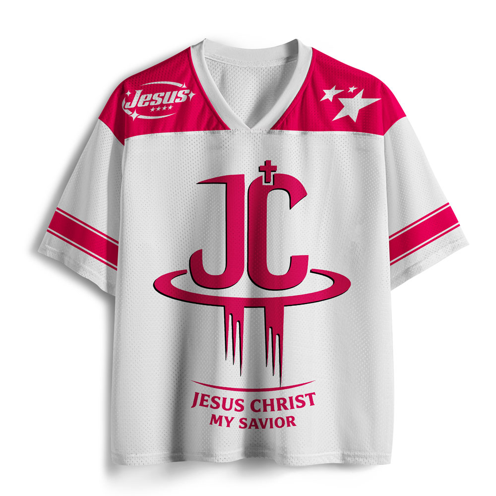 Jesus Christ My Savior Christian Mesh Jersey 