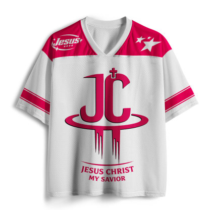 Jesus Christ My Savior Christian Mesh Jersey 