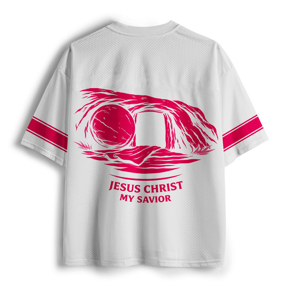 Jesus Christ My Savior Christian Mesh Jersey 