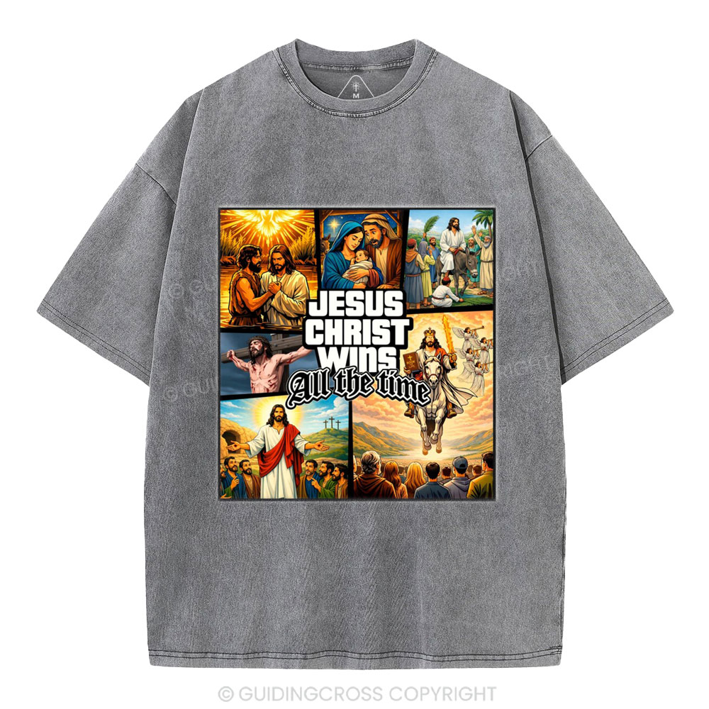 New-Sample Christian Washed T-Shirt Sale - GuidingCross