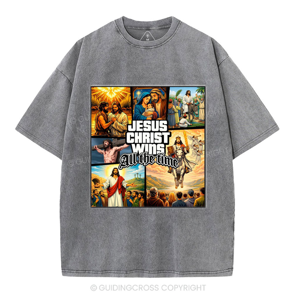 New-Sample Christian Washed T-Shirt Sale - GuidingCross