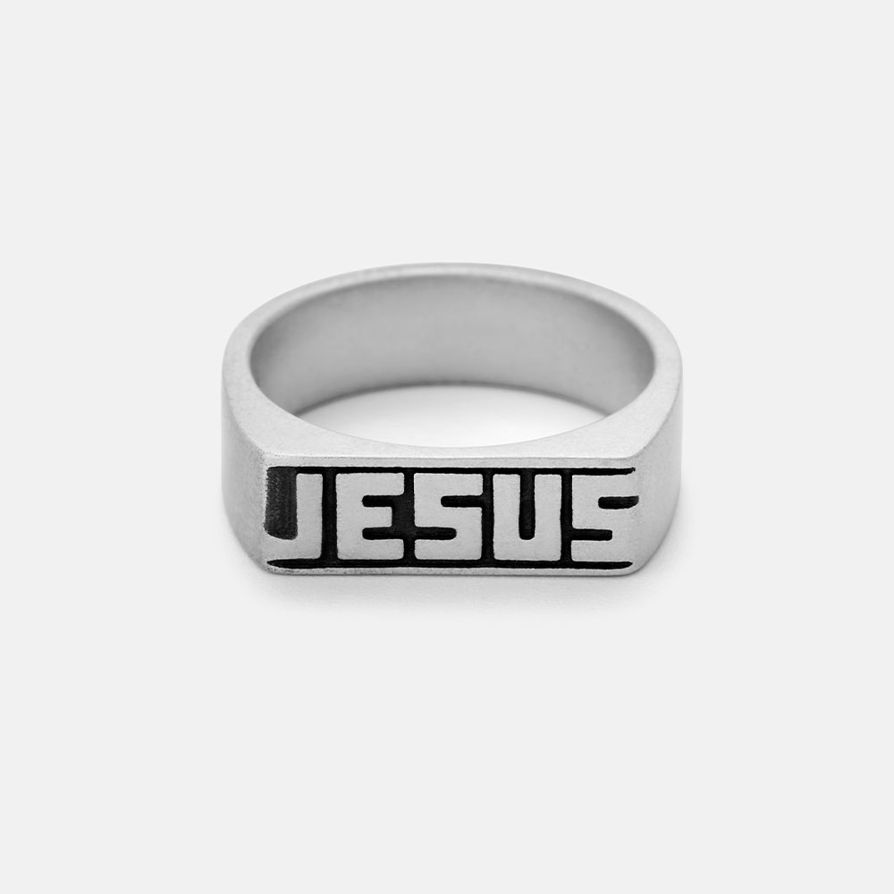 Jesus Christian 925 Sterling Silver Ring