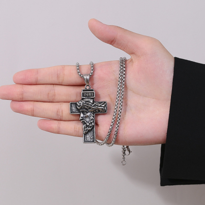 Jesus Christian Cross Necklace