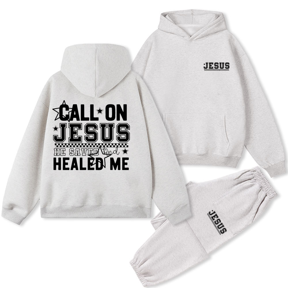 Jesus Christian Fleece Hoodie Set