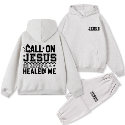 Jesus Christian Fleece Hoodie Set