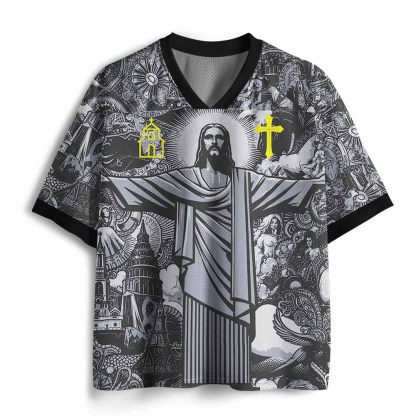 Jesus Christian Mesh Jersey