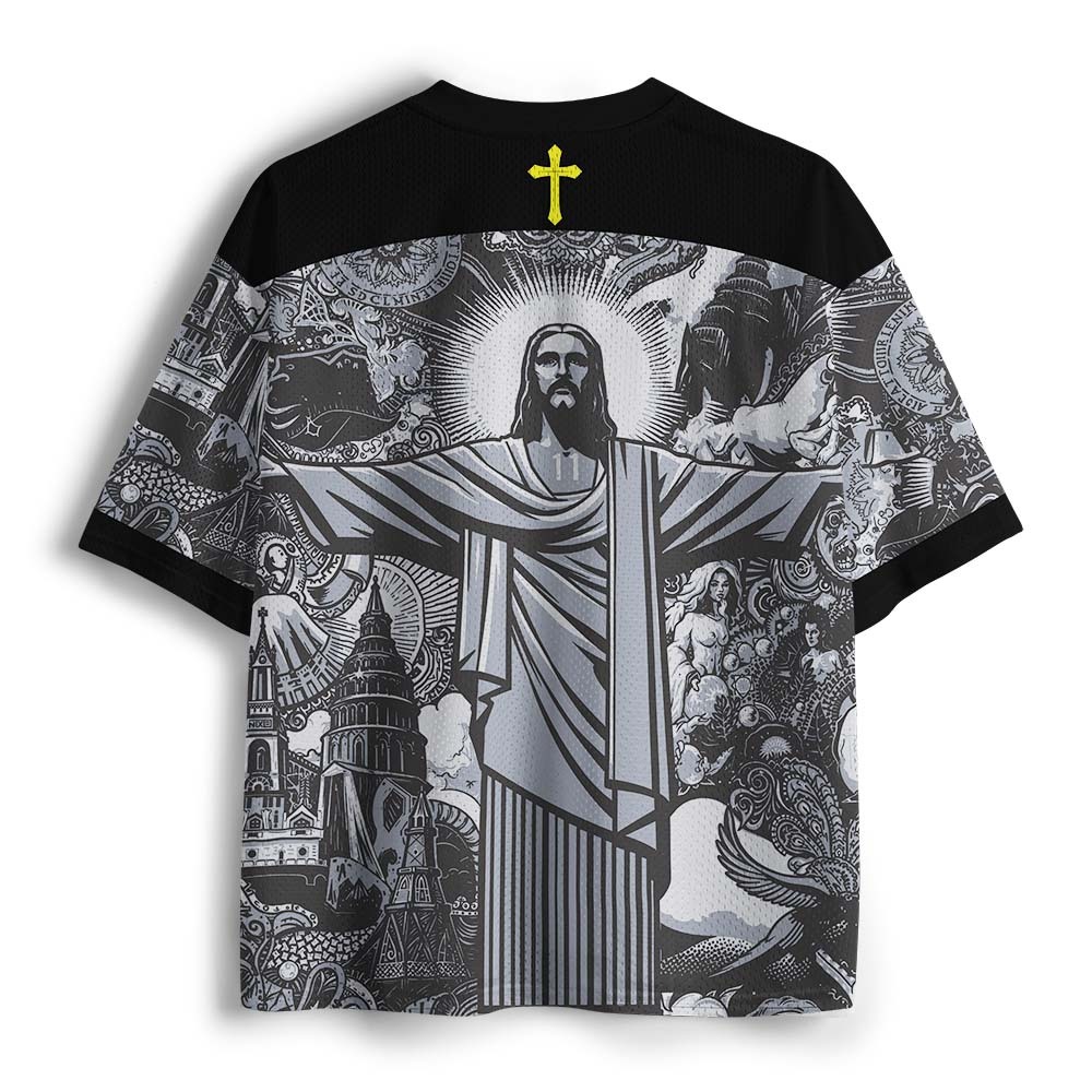Jesus Christian Mesh Jersey