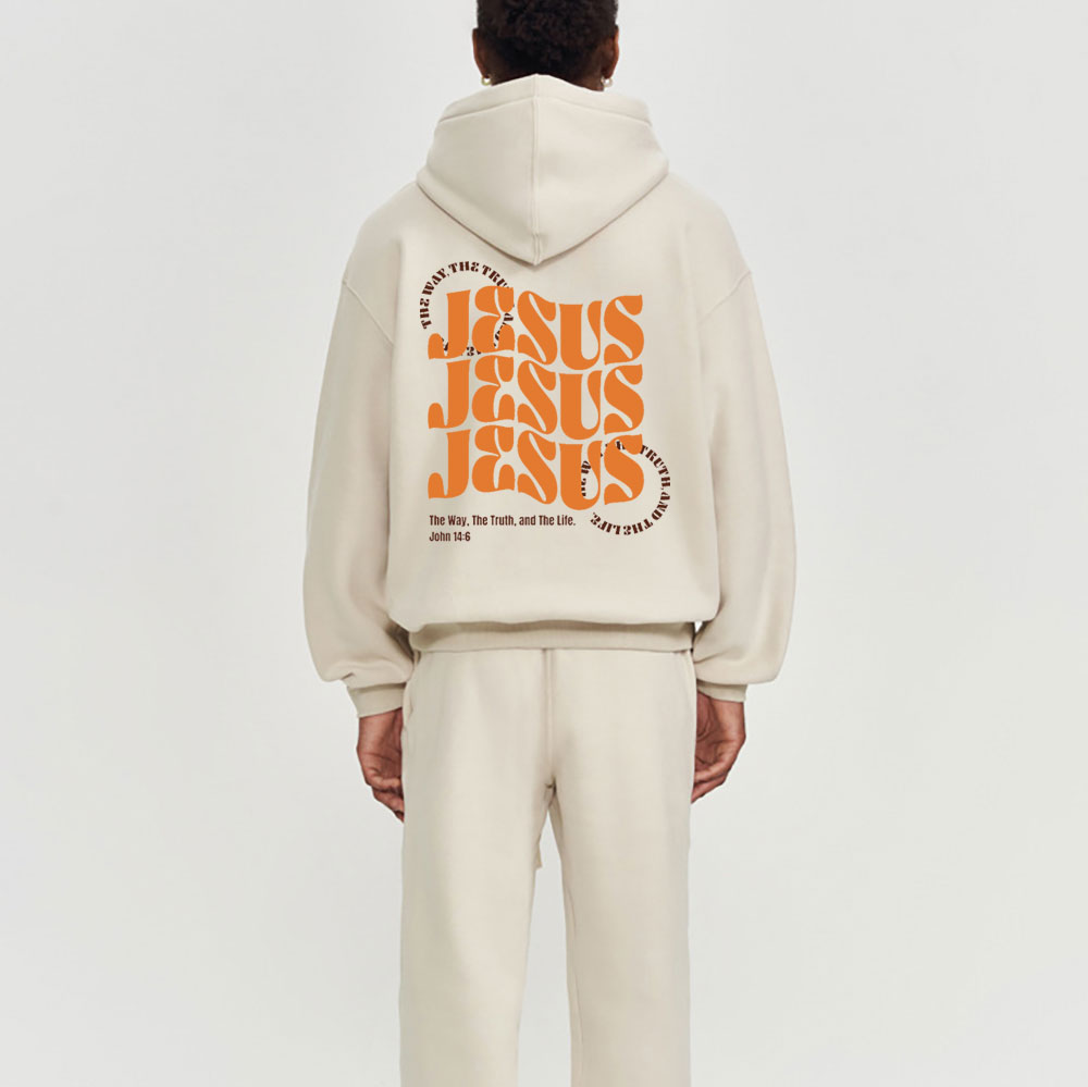 Jesus Christian Premium Fleece Hoodie Set