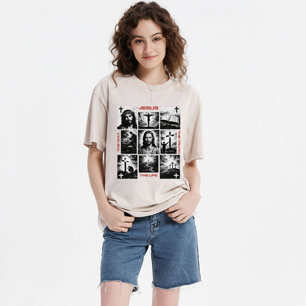 Jesus Christian Washed T-Shirt