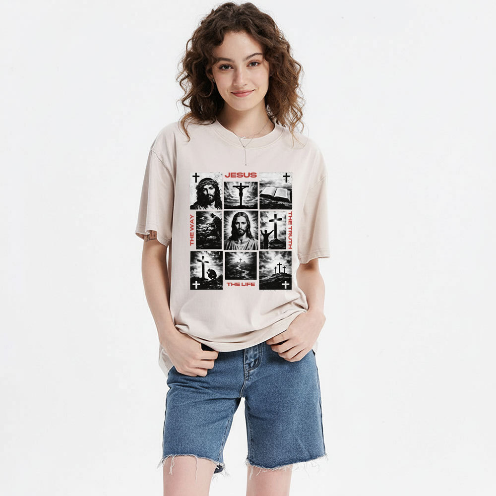 Jesus Christian Washed T-Shirt