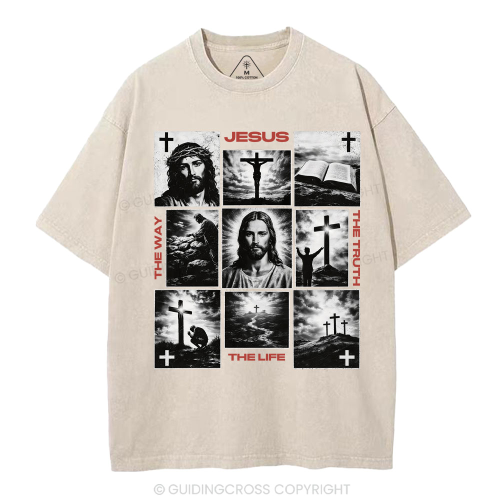 New-Sample Christian Washed T-Shirt Sale - GuidingCross