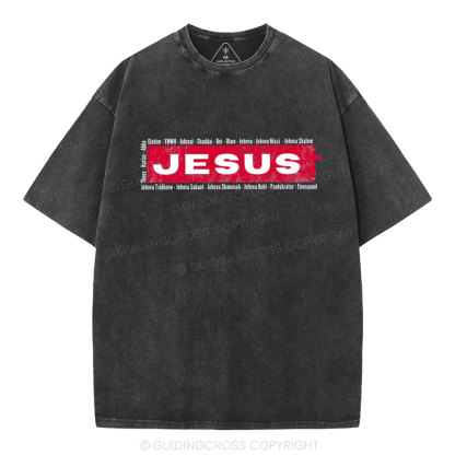Jesus Christian Washed T-Shirt