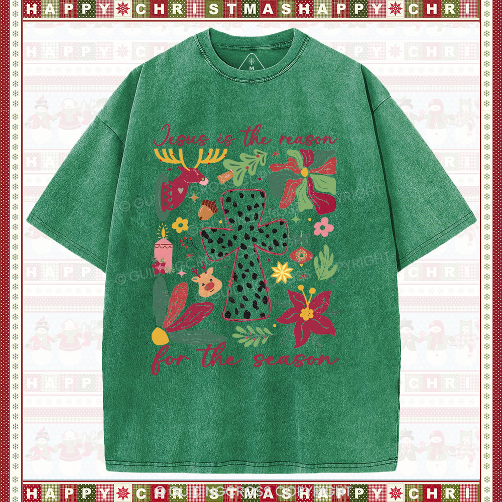 Jesus Christian Washed T-Shirt