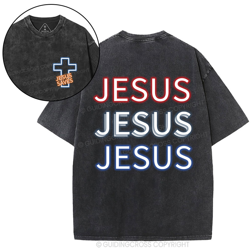 Jesus Christian Washed T-Shirt