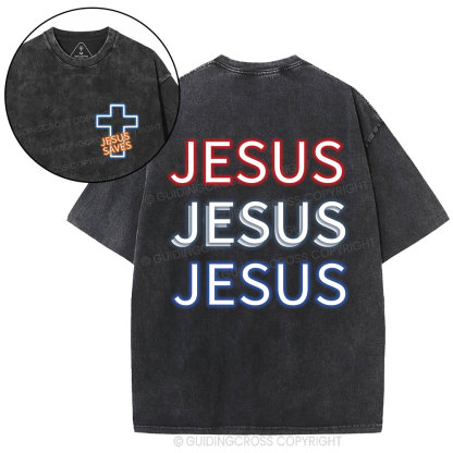 Jesus Christian Washed T-Shirt