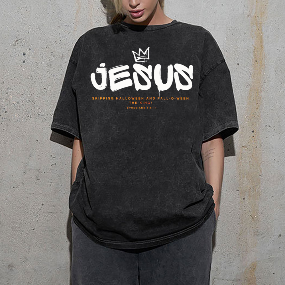 Jesus Christian Washed T-Shirt