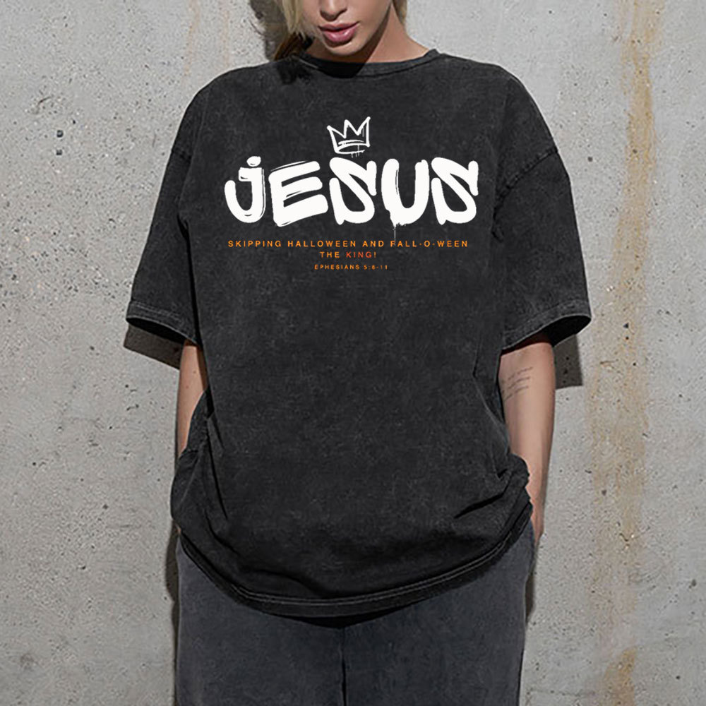 Jesus Christian Washed T-Shirt