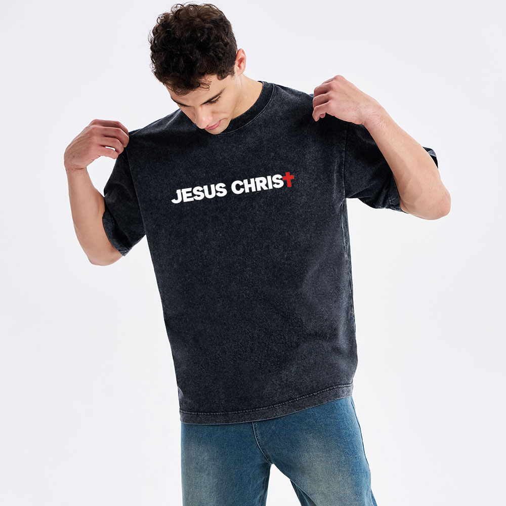 Jesus Christian Washed T-Shirt