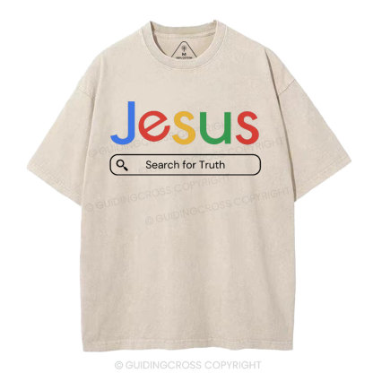 Jesus Christian Washed T-Shirt