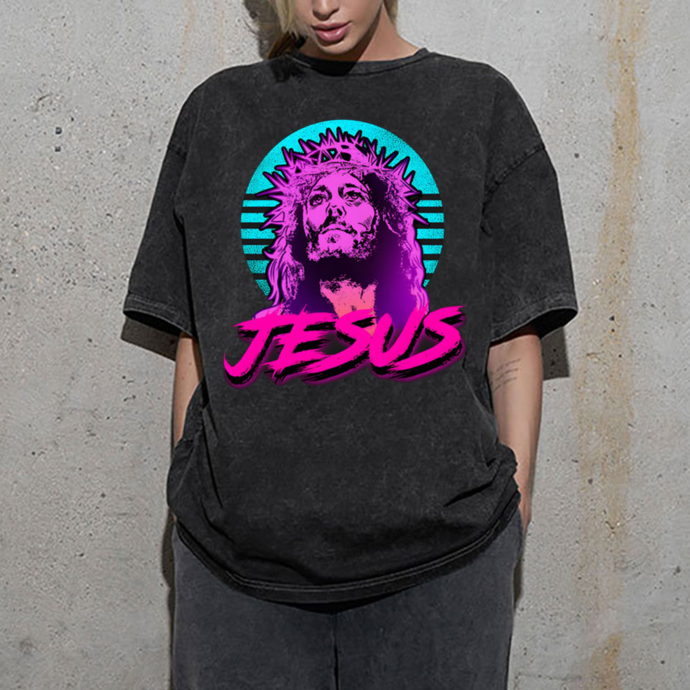 Jesus Christian Washed T-Shirt