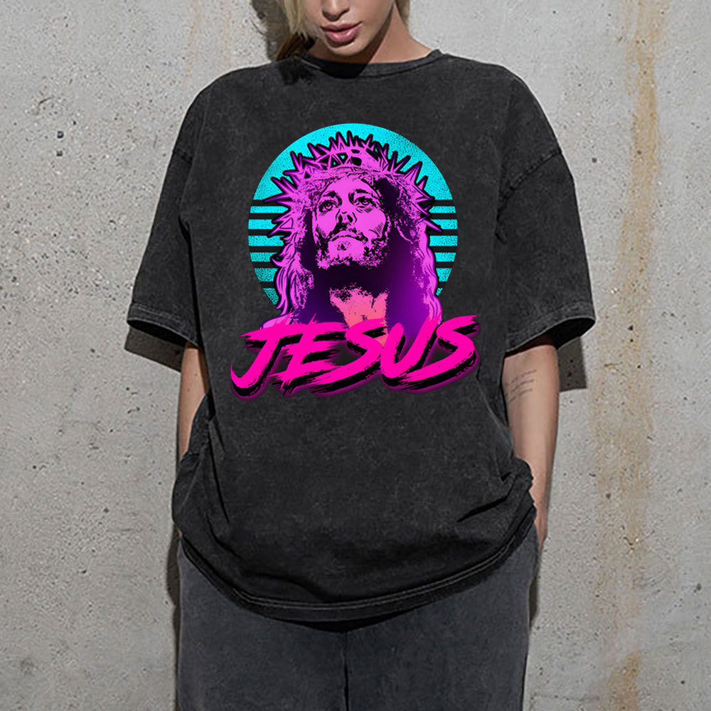 Jesus Christian Washed T-Shirt