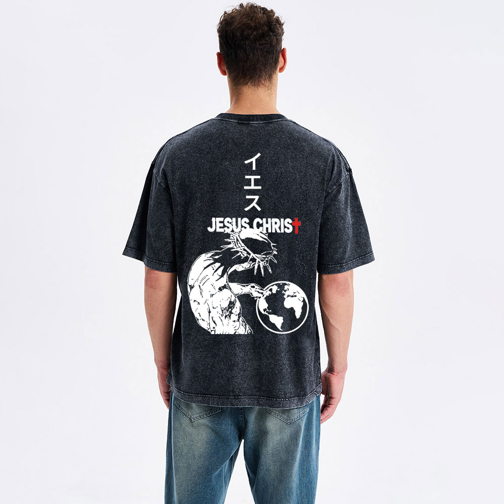 Jesus Christian Washed T-Shirt