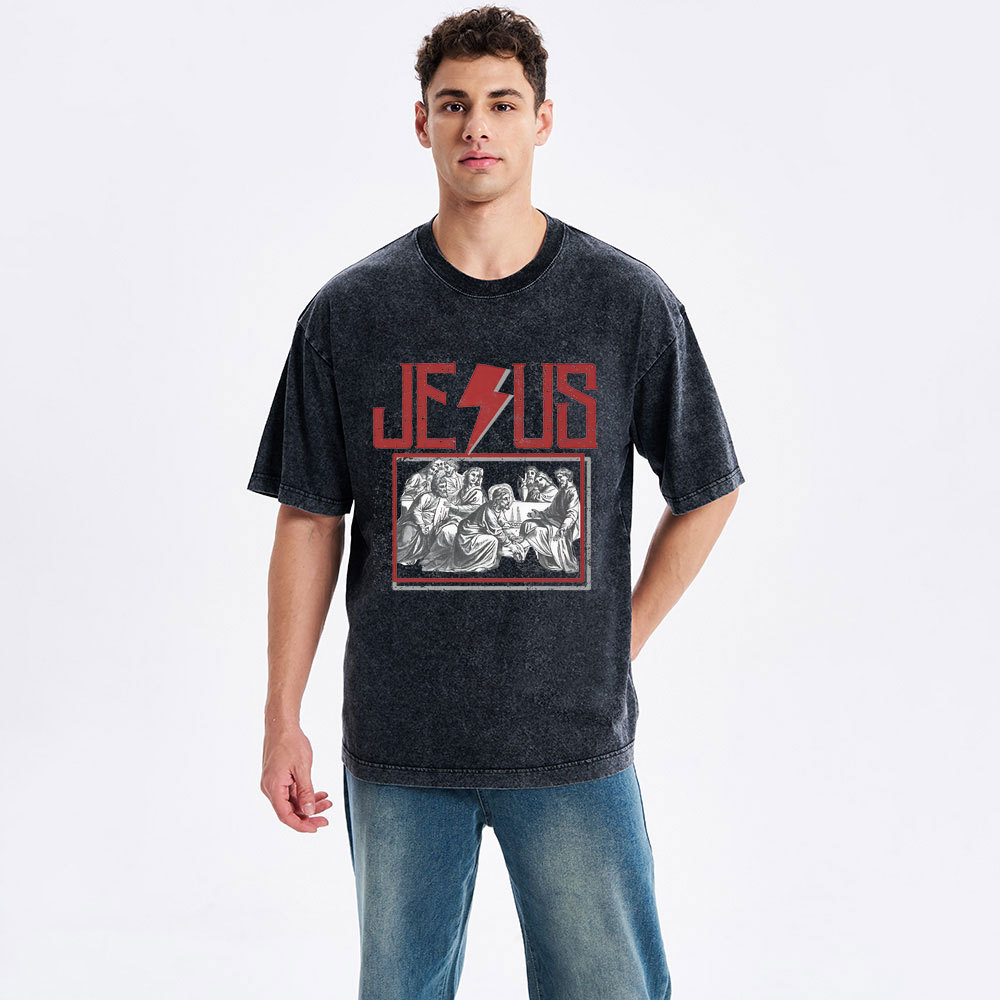 Jesus Christian Washed T-Shirt