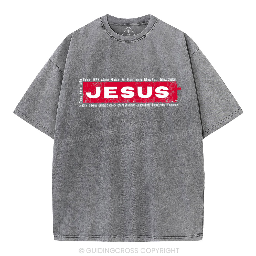 Jesus Christian Washed T-Shirt