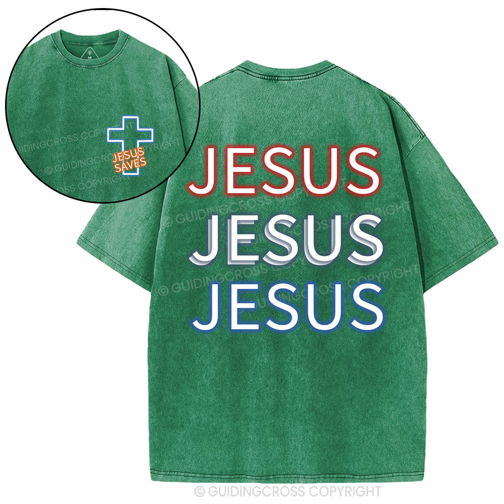 Jesus Christian Washed T-Shirt