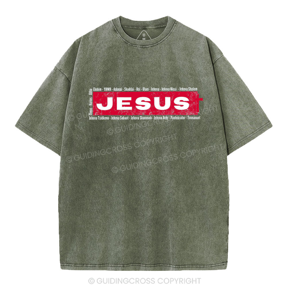 Jesus Christian Washed T-Shirt