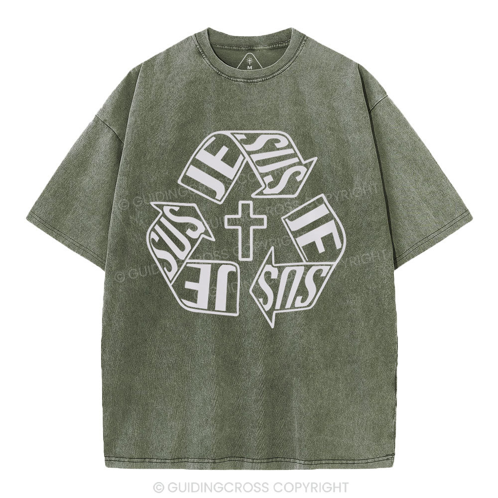 Jesus Christian Washed T-Shirt