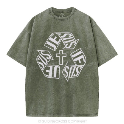 Jesus Christian Washed T-Shirt