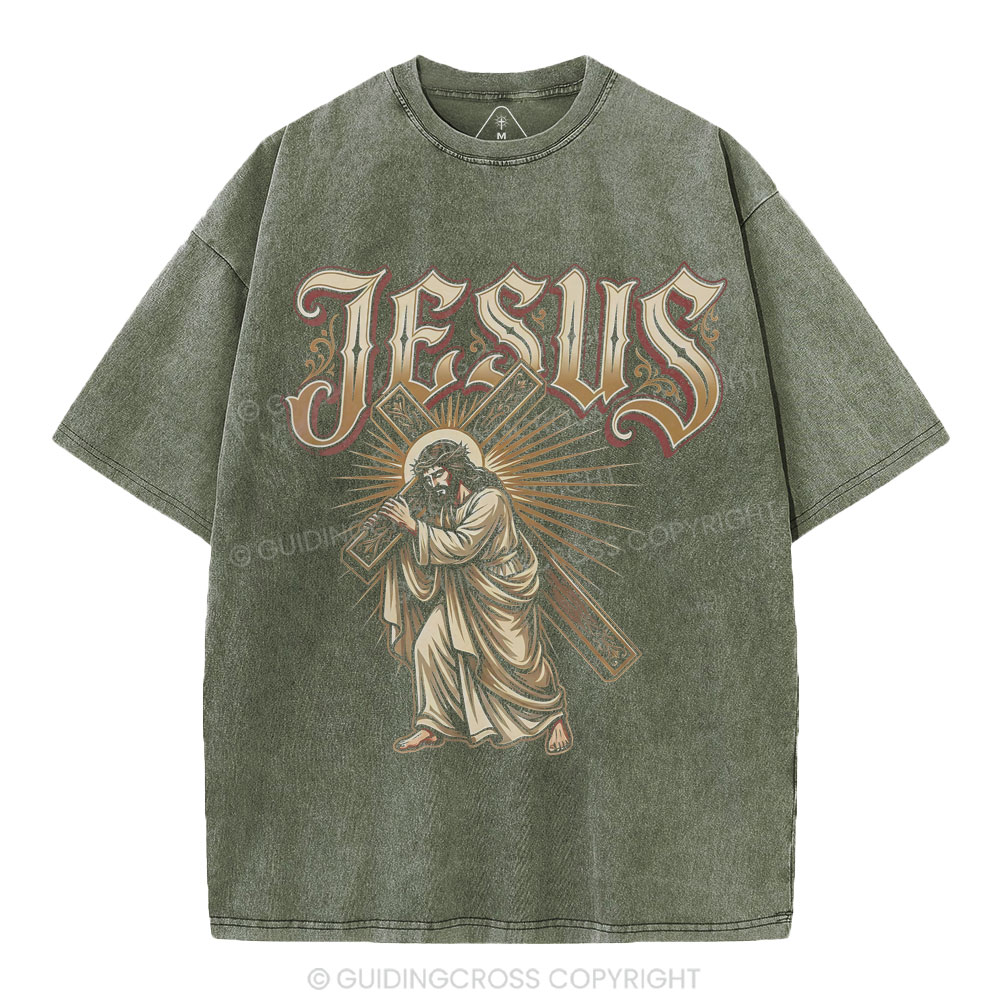 Jesus Christian Washed T-Shirt